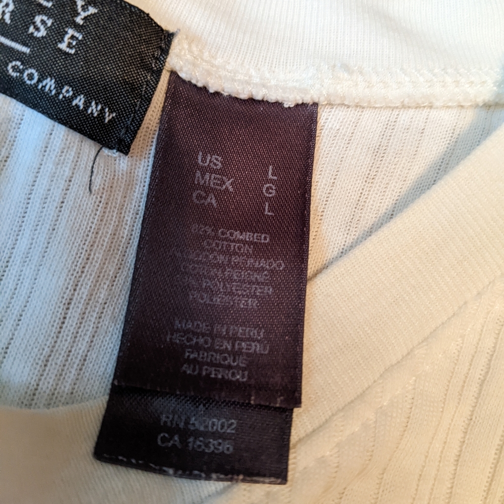 Crazy horse a Claiborne company Men's white t-shirt - Picture 5 of 14